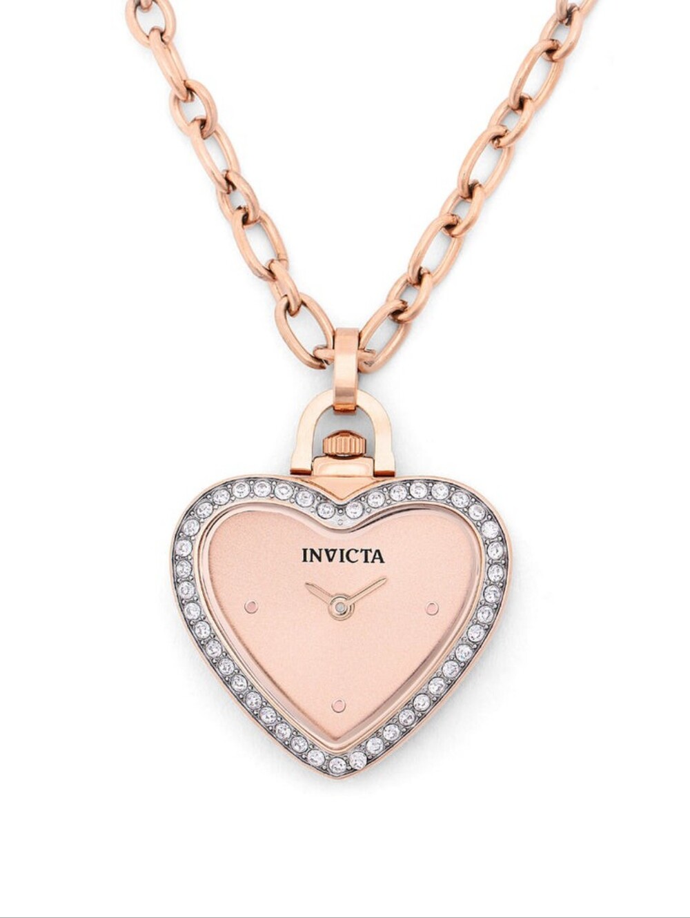 Invicta Mini Angel Necklace In Rose Gold